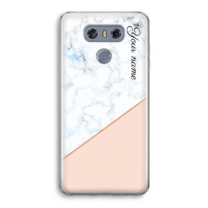 Marmer in stijl: LG G6 Transparant Hoesje