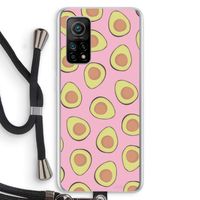 Dancing avocados: Xiaomi Mi 10T 5G Transparant Hoesje met koord