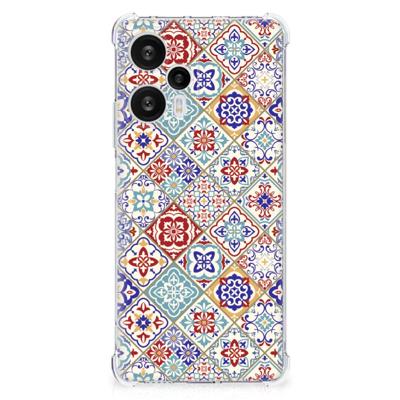 Xiaomi Poco F5 Anti-Shock Hoesje Tiles Color Xiaomi Poco F5 Anti-Shock Hoesje Tiles Color
