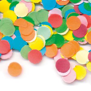 Confetti multicolor - 200 gram - papieren confetti - versiering