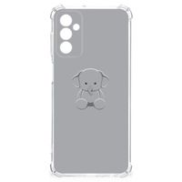 Samsung Galaxy M13 4G | M23 Stevig Bumper Hoesje Grijs Baby Olifant - thumbnail