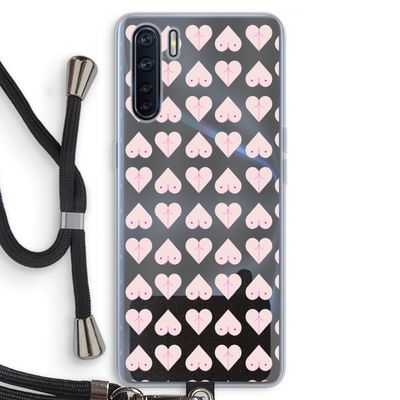 Ass 'n Titties: Oppo A91 Transparant Hoesje met koord Ass 'n Titties: Oppo A91 Transparant Hoesje met koord