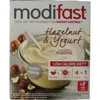 Modifast Intensive pudding hazelnoot & yoghurt 8 zakjes