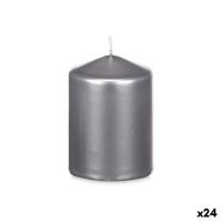 Kaars Acorde Zilverkleurig 7 x 10 x 7 cm (24 Stuks)
