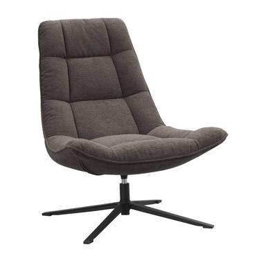 Fauteuil Emily - donkerbruin - Leen Bakker