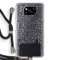 Moroccan Print: Xiaomi Poco X3 Pro Transparant Hoesje met koord