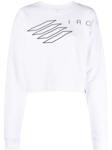 IRO sweat crop à logo imprimé - Blanc