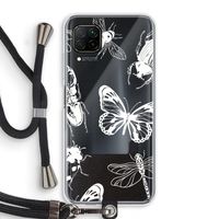 Tiny Bugs: Huawei P40 Lite Transparant Hoesje met koord