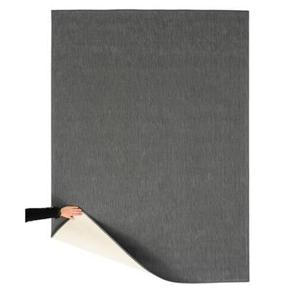 Tapeso Buitenkleed effen - Flip grijs - 160x220 cm