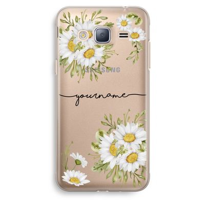 Daisies: Samsung Galaxy J3 (2016) Transparant Hoesje