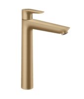 Hansgrohe Talis E verhoogde wastafelkraan brons geborsteld - thumbnail