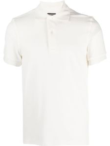 TOM FORD polo en coton mélangé - Blanc