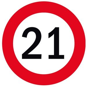 21 geworden bierviltjes