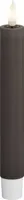 Deluxe Homeart LED dinerkaars real flame 2.2x15cm mocca 2 stuks