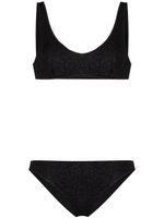 Oséree bikini à effet métallisé - Noir - thumbnail