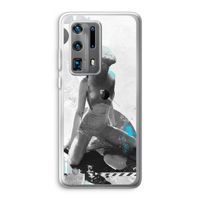 I will not feel a thing: Huawei P40 Pro Plus Transparant Hoesje