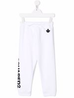 DSQUARED2 KIDS pantalon de jogging à logo imprimé - Blanc - thumbnail