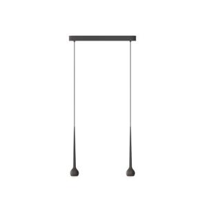 Grau Falling Sun Trace Two Hanglamp - Zwart