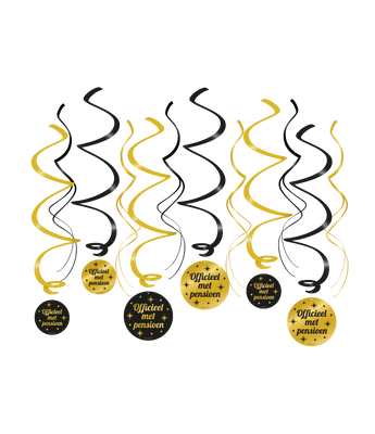Classy Party Swirls Pensioen (12st)