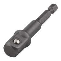 Wolfcraft Adapter | Voor dopsleutels | 13mm (1/2) | 1 stuk - 2414000