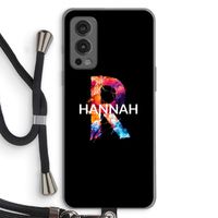Abstract Spectrum: OnePlus Nord 2 5G Transparant Hoesje met koord