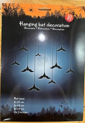 Hangdeco halloween vleermuis - Nampook
