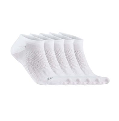 Craft CORE Dry Footies sokken 5-pack wit unisex 37-39
