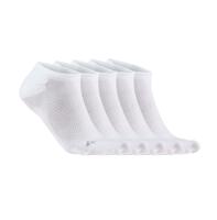 Craft CORE Dry Footies sokken 5-pack wit unisex 37-39