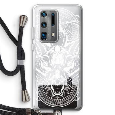 Oh Deer: Huawei P40 Pro Plus Transparant Hoesje met koord