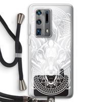 Oh Deer: Huawei P40 Pro Plus Transparant Hoesje met koord