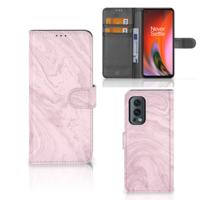 OnePlus Nord 2 5G | Bookcase | Marble Pink - Origineel Cadeau Vriendin