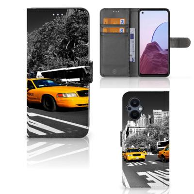 OPPO Reno 8 Lite | OnePlus Nord N20 | Flip Cover | New York Taxi
