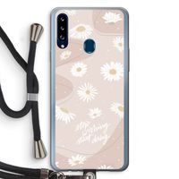 Daydreaming becomes reality: Samsung Galaxy A20s Transparant Hoesje met koord