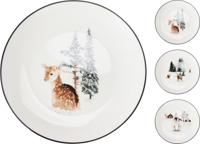 Bord porselein 19 cm 3ass xmas Nampook - Nampook