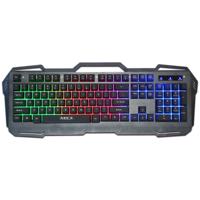 iMICE AK-400 USB Interface 104 toetsen Wired kleurrijke Backlight Gaming toetsenbord voor Computer PC Laptop(Black)