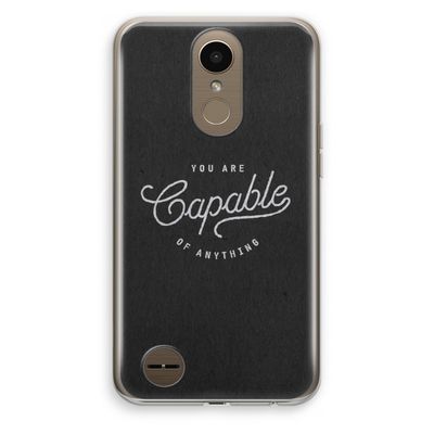Capable: LG K10 (2017) Transparant Hoesje