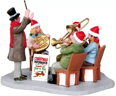 Lemax gazebo band kerstdorp tafereel 2013
