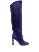 Maison Skorpios bottes en cuir - Violet