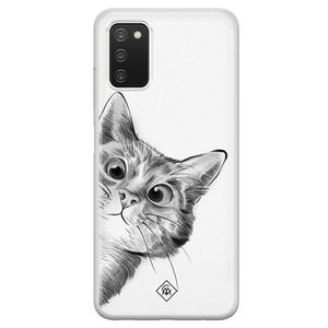 Samsung Galaxy A03s siliconen hoesje - Peekaboo