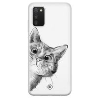 Samsung Galaxy A03s siliconen hoesje - Peekaboo