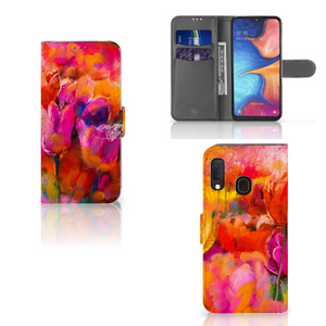 Hoesje Samsung Galaxy A20e Tulips