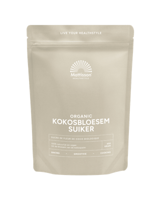 Mattisson kokosbloesemsuiker 450 gram (bio)