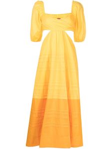 STAUD robe Carina mi-longue - Jaune