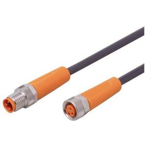 ifm Electronic EVC266 Verbindingskabel Aantal polen (sensoren): 3, 3 Stekker, recht, Bus, recht 0.6 m 1 stuk(s)