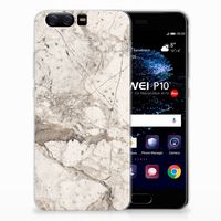 Huawei P10 TPU Siliconen Hoesje Marmer Beige