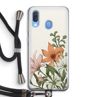 Floral bouquet: Samsung Galaxy A40 Transparant Hoesje met koord Floral bouquet: Samsung Galaxy A40 Transparant Hoesje met koord