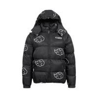 Naruto Puffer Jacket Akatsuki White Size XL