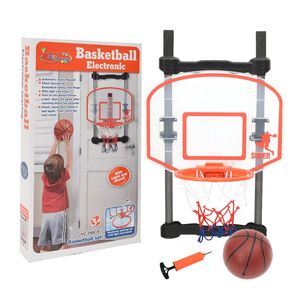VidaXL Kinderbasketbalset voor deur verstelbaar