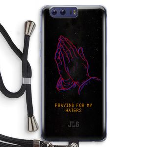 Praying For My Haters: Honor 9 Transparant Hoesje met koord