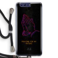 Praying For My Haters: Honor 9 Transparant Hoesje met koord